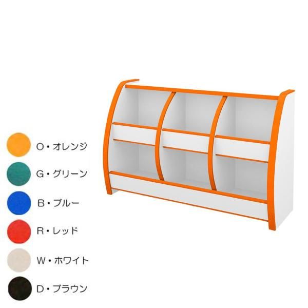 【新品・4営業日で発送】花夢偉(KAMUY) 知育家具 EVAキッズシリーズ おもちゃばこ 幅95cm OB-95M D・ブラウン (1501392)