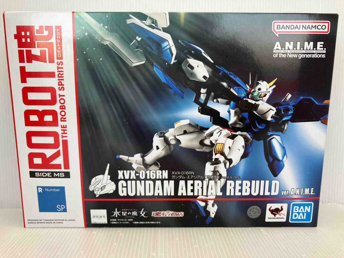 BANDAI - 【中古】バンダイ ROBOT魂 XVX-016RN ガンダム・エアリアル(改修型) Ver. A.N.I.M.E. 機動戦士ガンダム 水星の魔女[10][240010482279] ROBOT魂 ＜SIDE MS＞ XVX-016RN ガンダム・エアリアル（改修型