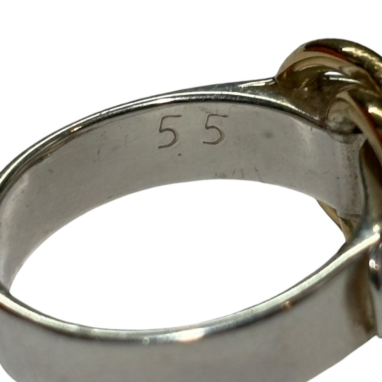 HERMES(エルメス) Deux anneaux Ring ドゥザノー リング 55(15号