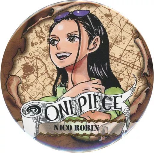 【即購入可】ニコ・ロビン 缶バッジ 7点 中古】バッジ・ピンズ ニコ・ロビン 「ワンピース コレクション