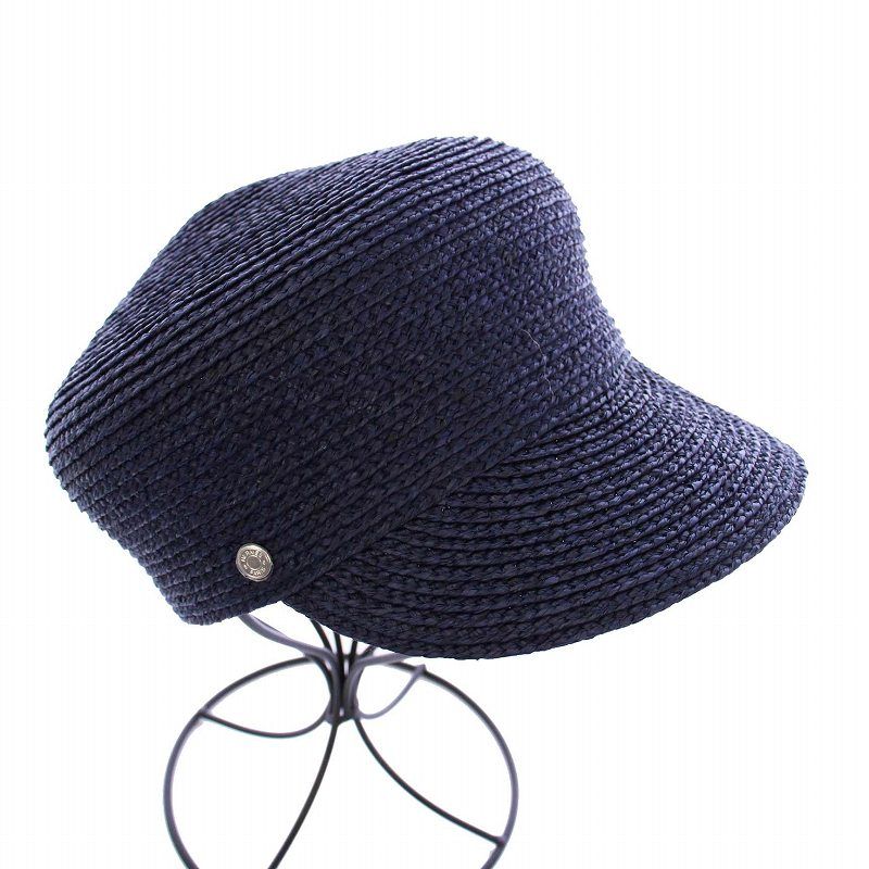 エルメスガラテキャスケット HERMES 23SS Galatee ガラテ ラフィア キャスケット キャップ 帽子