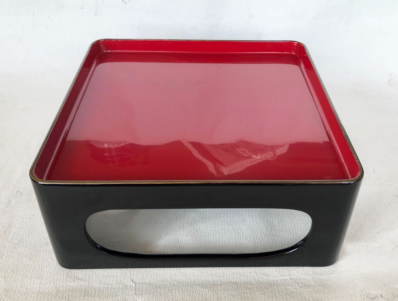 霊供膳 仏器膳セット 仏椀付 黒内朱天金 鉢台型 23cm 仏膳 木製 漆塗り