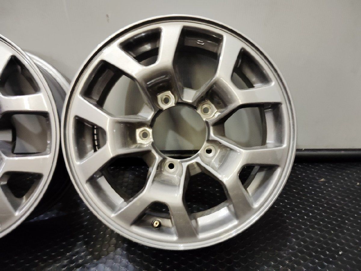 信用第一、全国送料無料。 新車外し スズキ JB74 ジムニーシエラ 純正ホイール 15インチ 4本 5.5J5HPCD139.7 5 VHG512