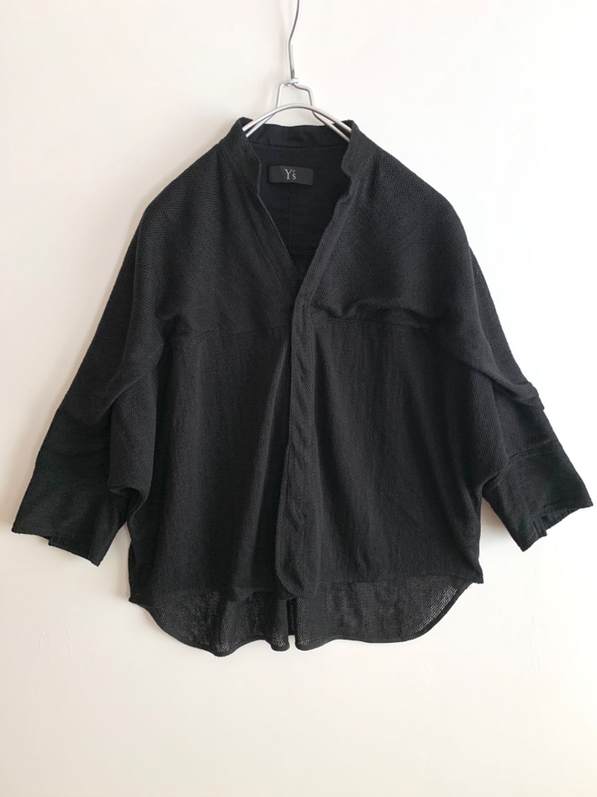 【美品】ヨウジヤマモト　 Y's 変形　リネン　パフスリーブ　カーディガン　春夏 美品】ヨウジヤマモト Y's 変形 リネン パフスリーブ