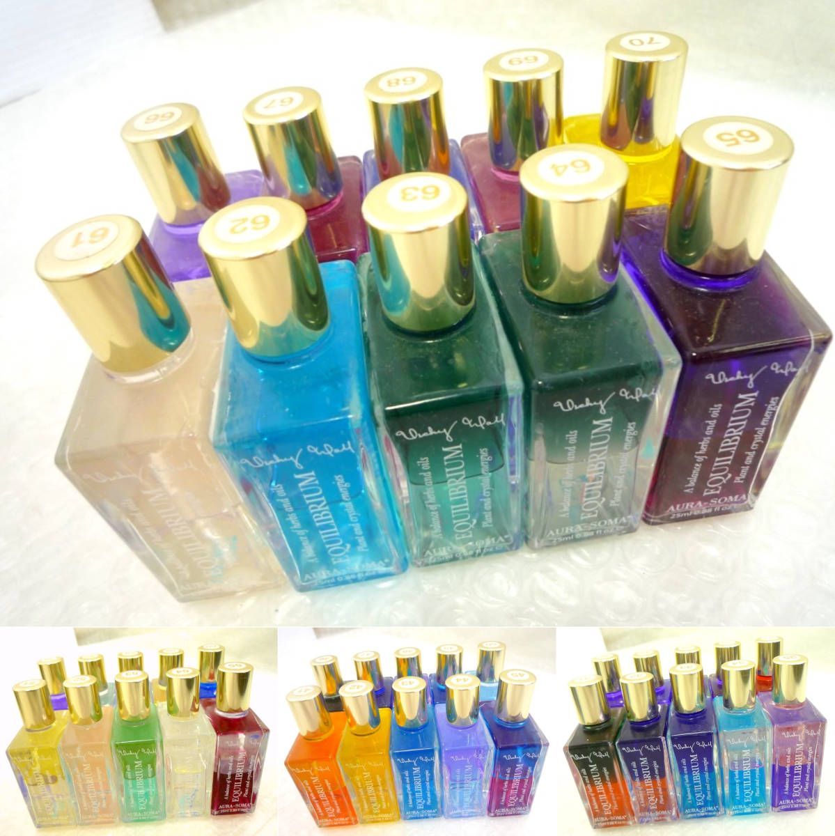 オーラソーマ25ml ボトルセット&ケース イクイリブリアムボトル オーラソーマ イクイリブリアム25mlボトル 110本セット - メルカリ
