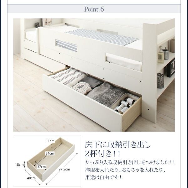 薄型軽量ボンネルコイルマットレス付き