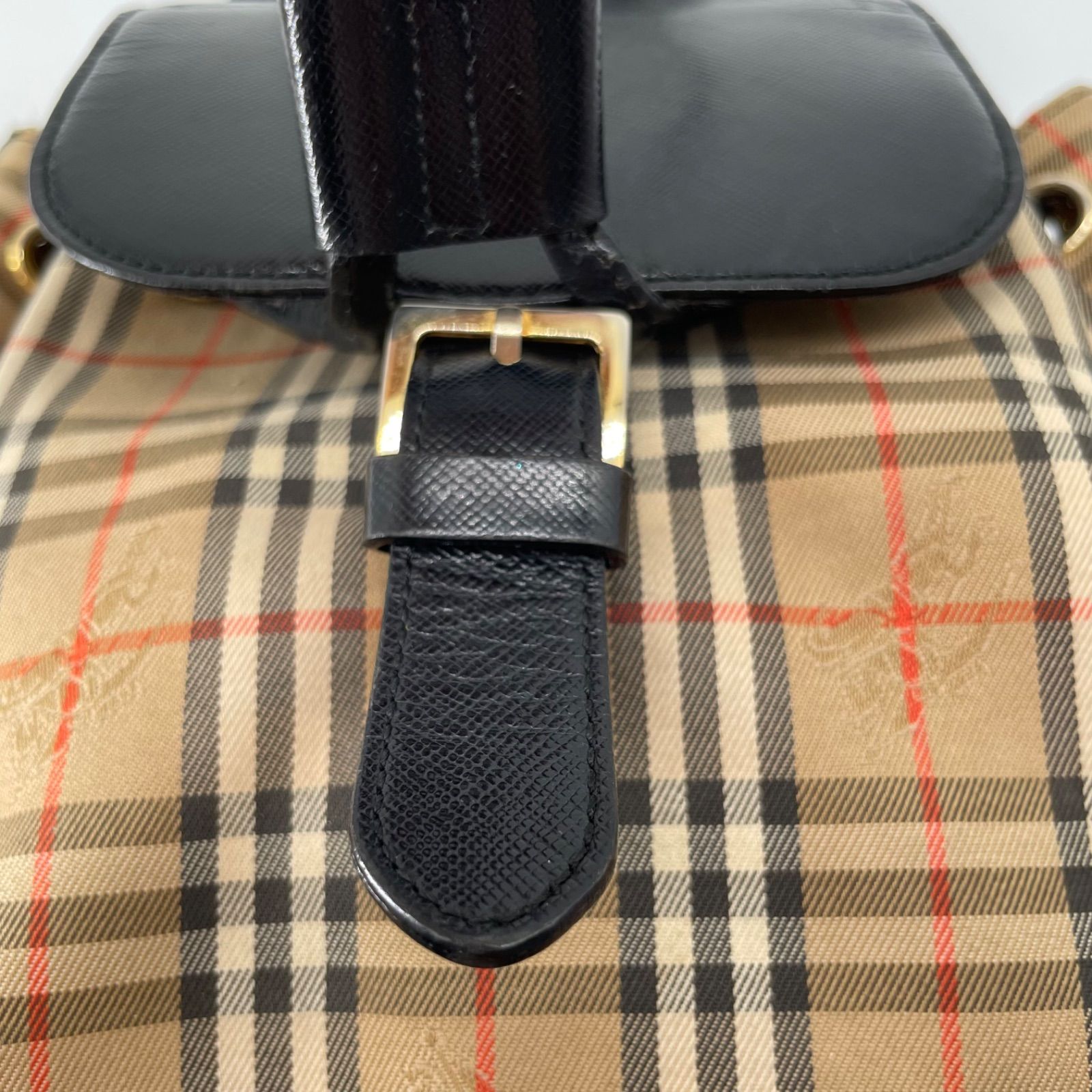 入手困難✨美品 BURBERRY リュック ノバチェック シャドーホース 