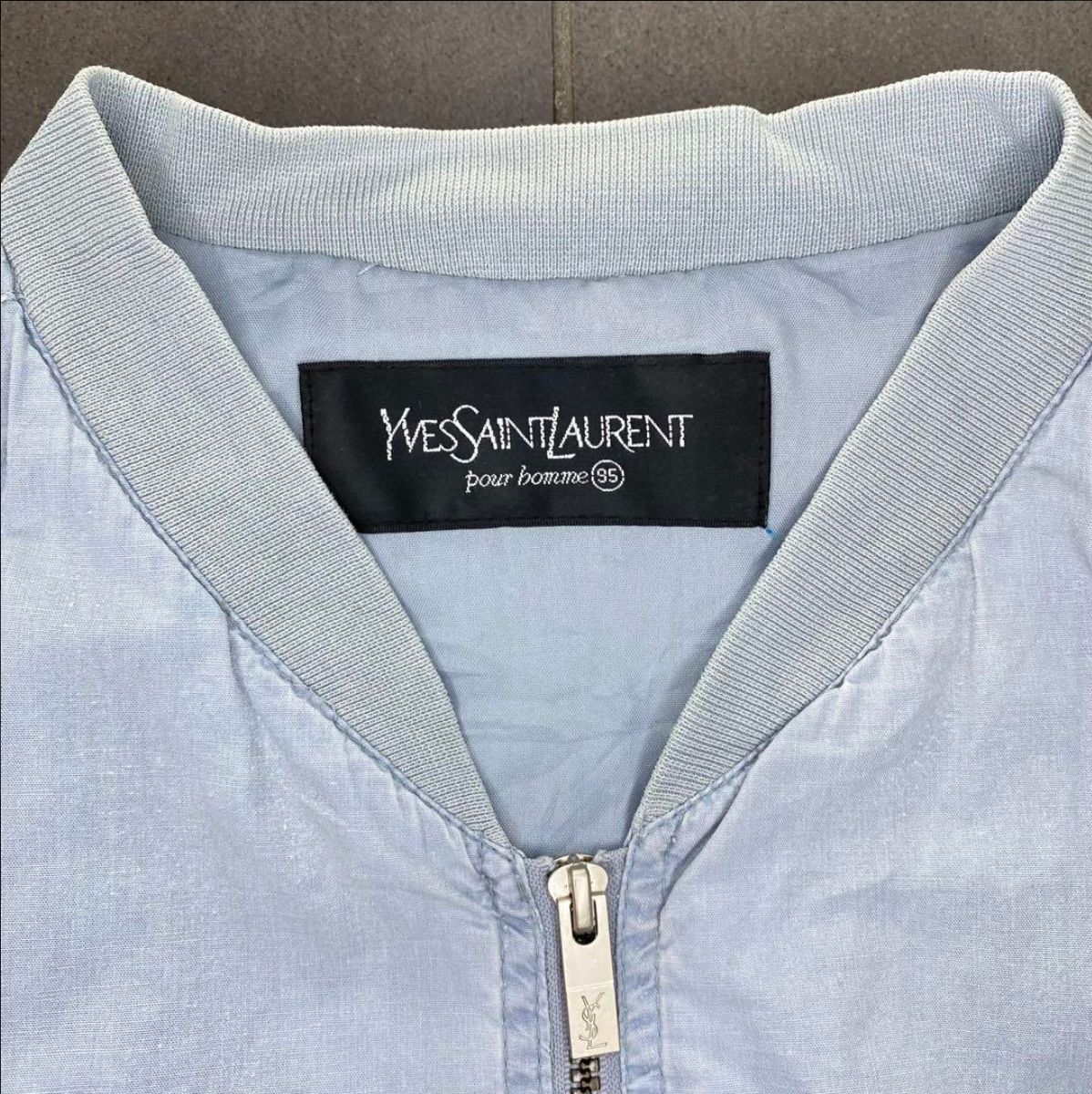 Yves Saint Laurent 青　アウター ELlqR7IMyrC0L3YbI1sqfzuzrgppBv