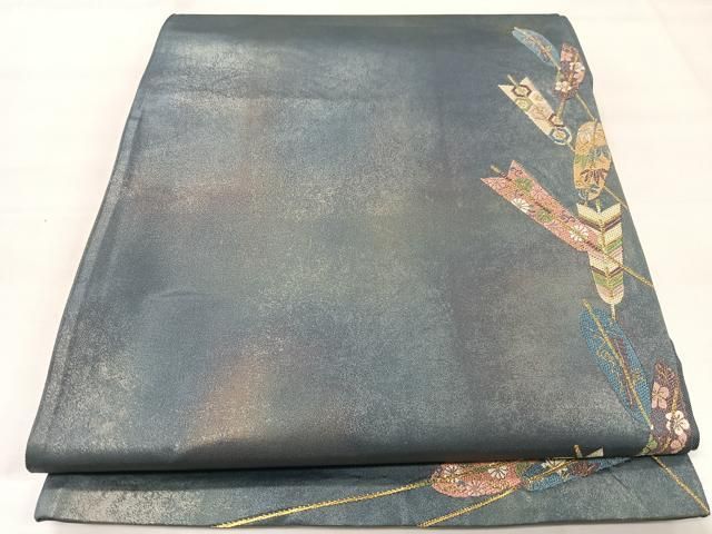 平和屋着物◎六通柄袋帯 唐織 金糸 正絹 逸品 CAAX9834xe - メルカリ