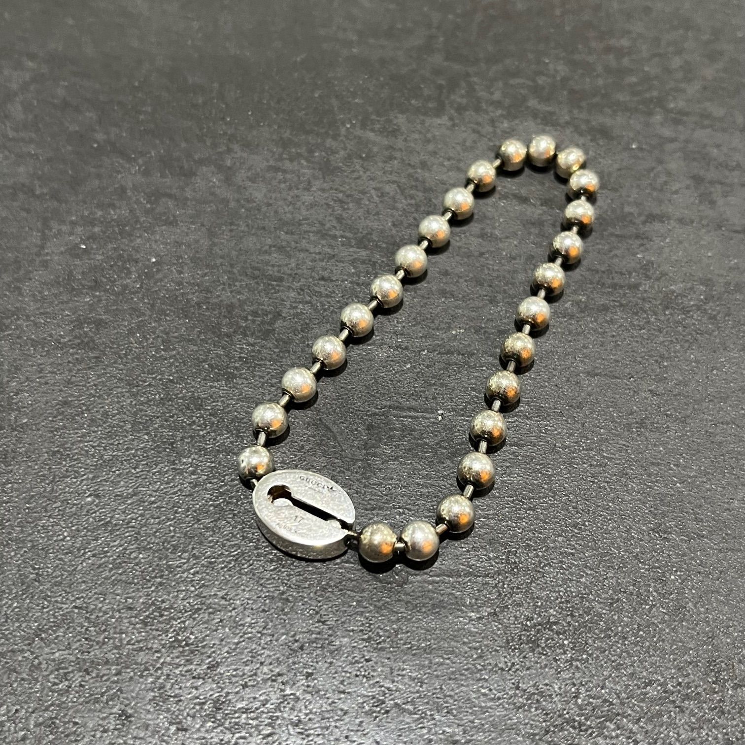 新品 adidas Gucci アディダス コラボ ボールチェーン ブレスレット 