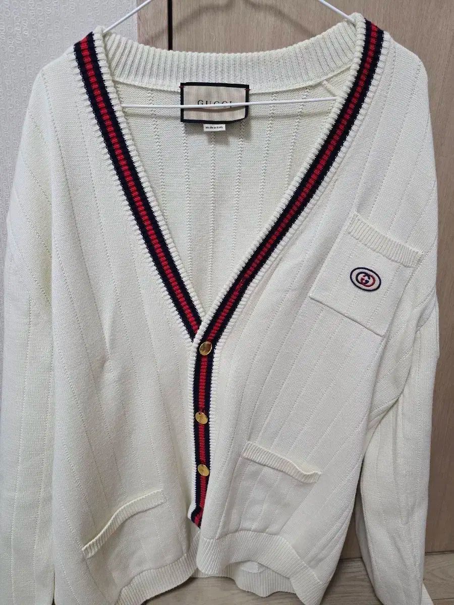 GUCCI ホワイトニットカーディガン 2641847485.jpg?1753586814
