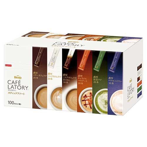 Blendyカフェラトリー アソート 100本 味の素ＡＧＦ 軽減税率対象商品