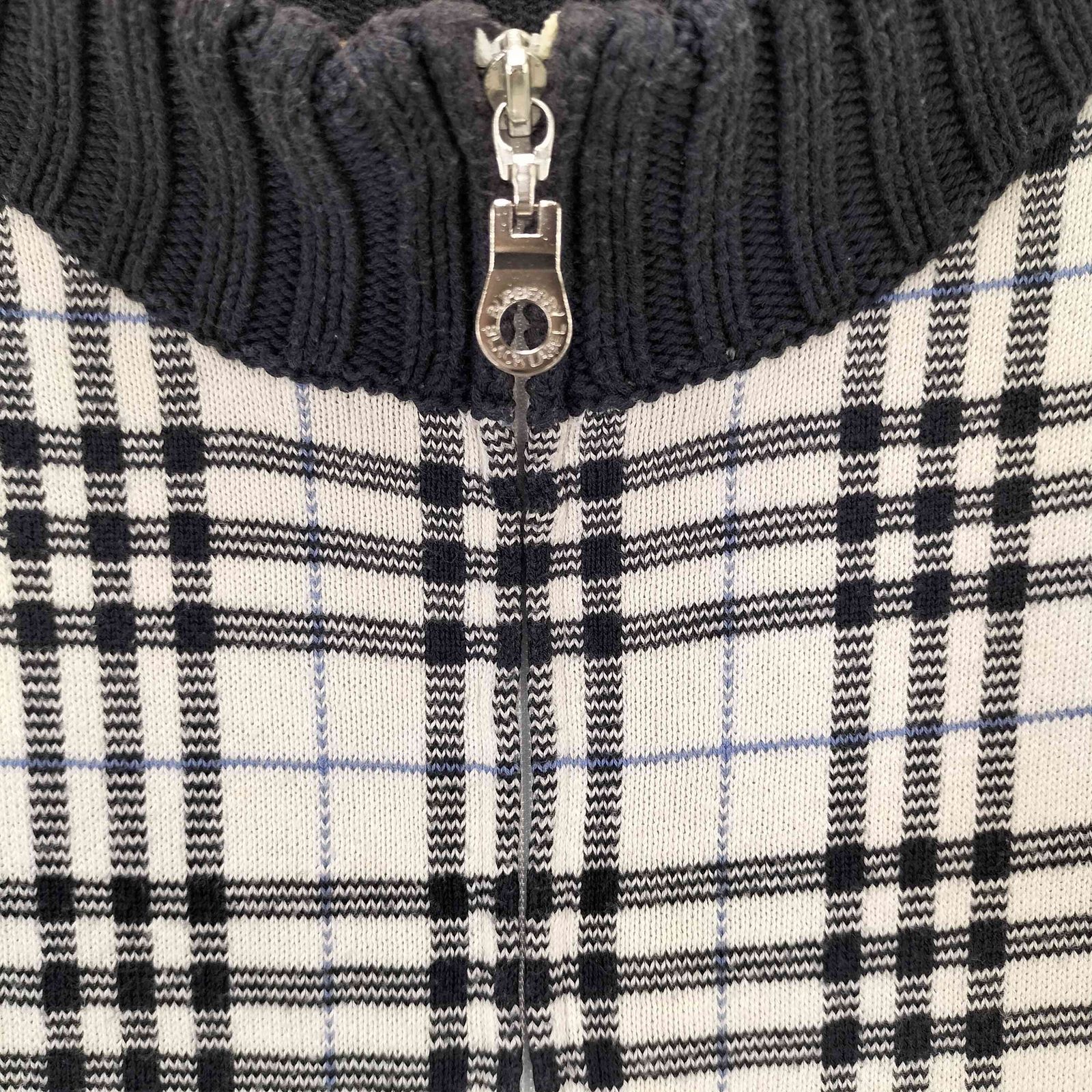 バーバリーブラックレーベル BURBERRY BLACK LABEL チェック柄切替 
