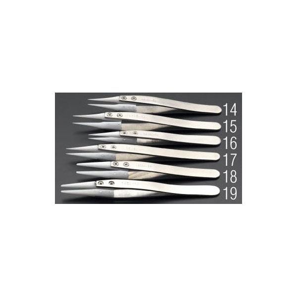 【新品・7営業日以内発送】【即納在庫品】エスコ EA595AP-19 120mmデルリン/ステンレス製ピンセット EA595AP19【キャンセル不可】【沖縄離島販売不可】