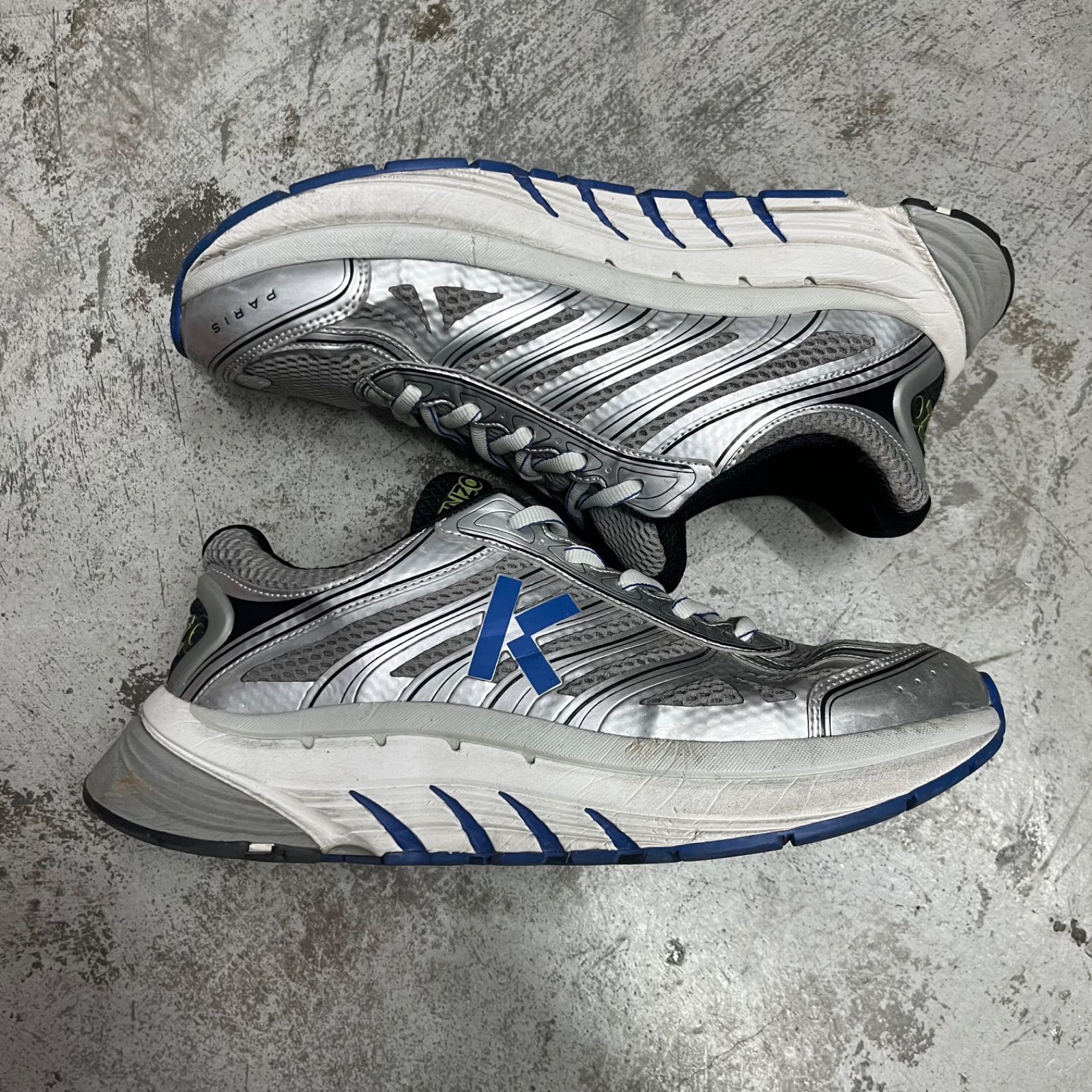 参考上代68200円 KENZO 23AW PACE メッシュ スニーカー FD65SN070F65 