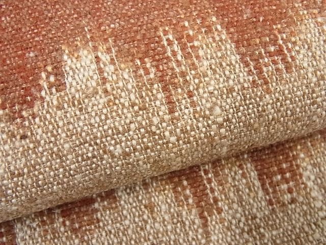 平和屋本店□極上 出羽の織座 八寸名古屋帯 摩耶のぜんまい織 冊子・共