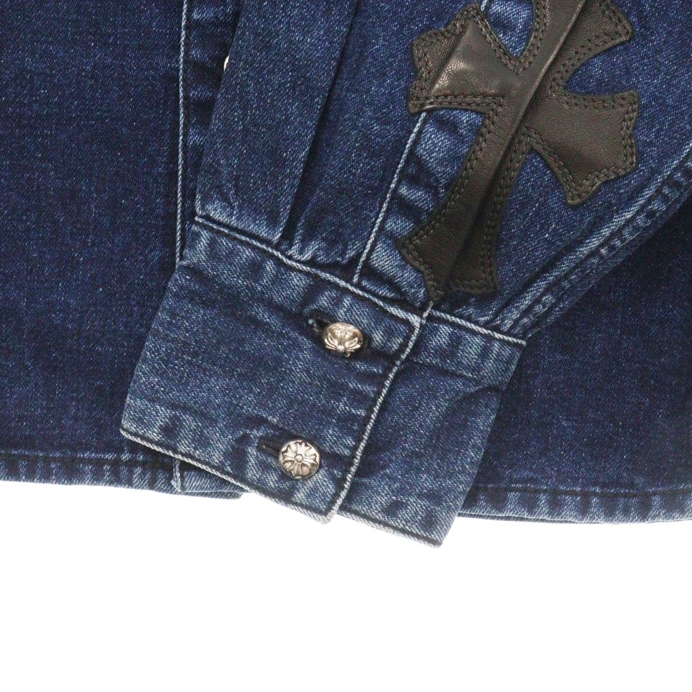 希少♪CH◆ Warm up メッシュ長袖シャツ 袖ロゴ blue 楽天市場】クロムハーツ Chrome Hearts サイズ:M MESH WARM UP