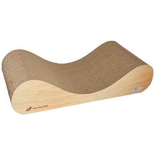 ミュー mju 爪とぎ ガリガリソファ スクラッチャー インテリア ティーブラウン-amp ミルベージュ レギュラー