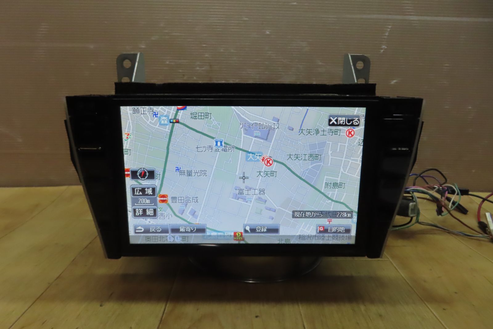 アルパイン ８インチナビ VIE-X066 SDナビ 2013年 専用パネル付き アルパイン 8インチナビ VIE-X066 SDナビ 2013年 専用パネル