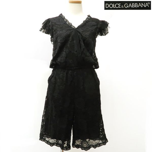 DOLCE＆GABBANA オールインワン レース F6U76T キュロット ワンピース 