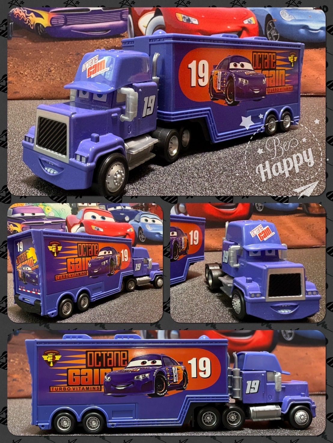 新品】カーズ マック トラック トレーラー19番ボビー・スウィフト単品