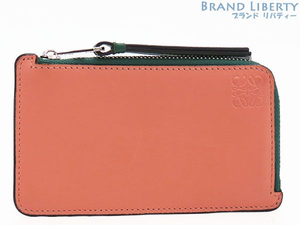 極美品✨ロエベ 折り財布 アナグラム レザー L字 ファスナー バイ