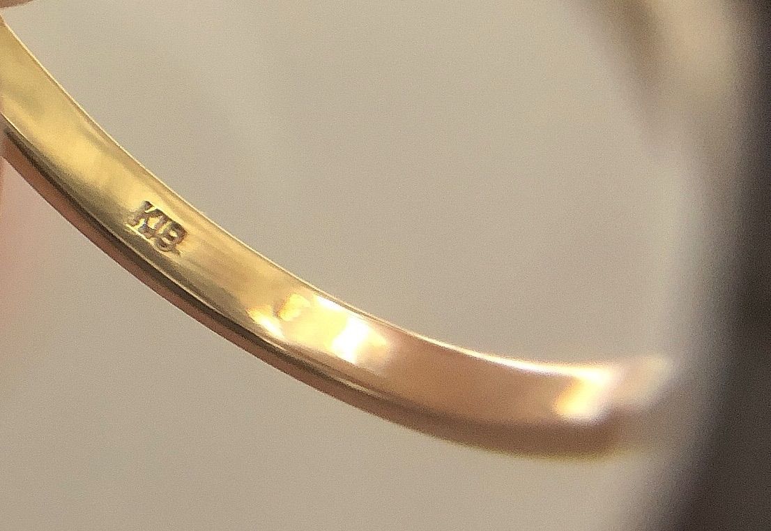 K18ゴールドリング 3.1g 13号 K18 18金 リング 指輪 13号 K18 (18金) リング 13号 3.1g