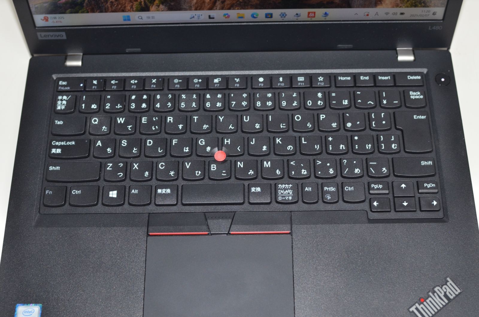 中古良品ノートパソコン LENOVO L480 Windows11+office 爆速SSD480GB