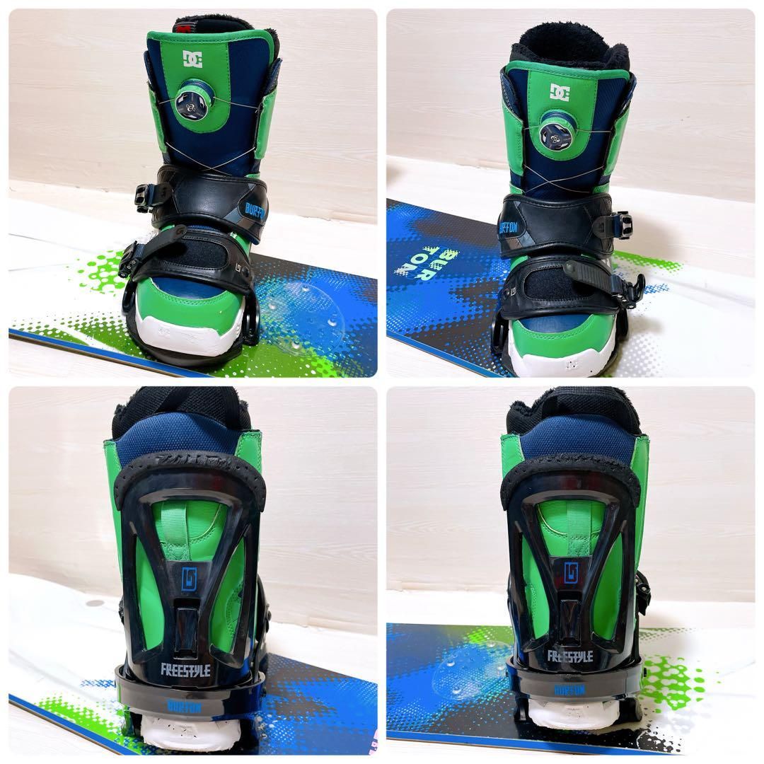 即滑り3点セット】BURTON RIPCORD 154cm × FREESTYLE M × DC SHOES
