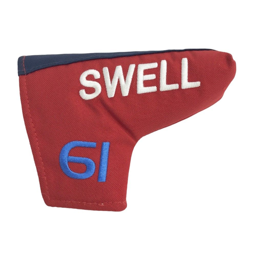rough&swell パターカバー　レッド×ネイビー ROUGH&SWELL ラフアンドスウェル パターカバー ピン型 レッド系