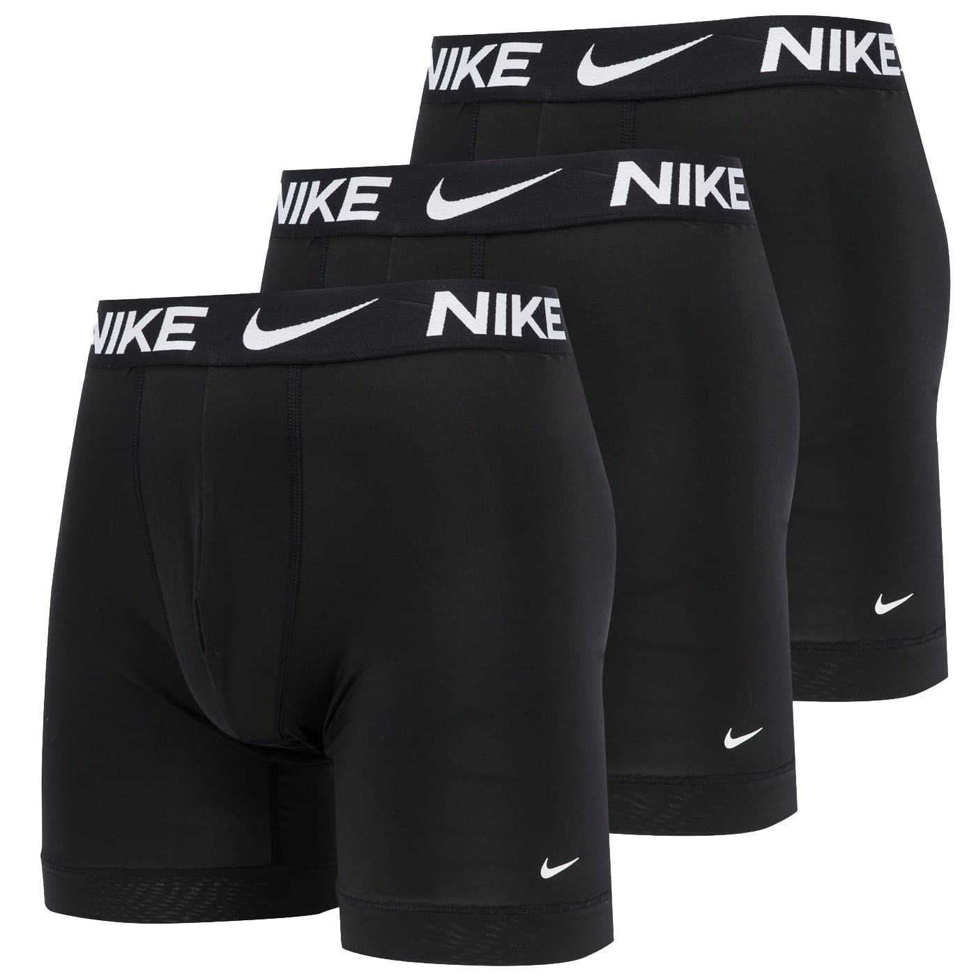 Nike Men s Essential Micro Long Leg Boxer Briefs 3 Pack Large Black KE1026-001 |W