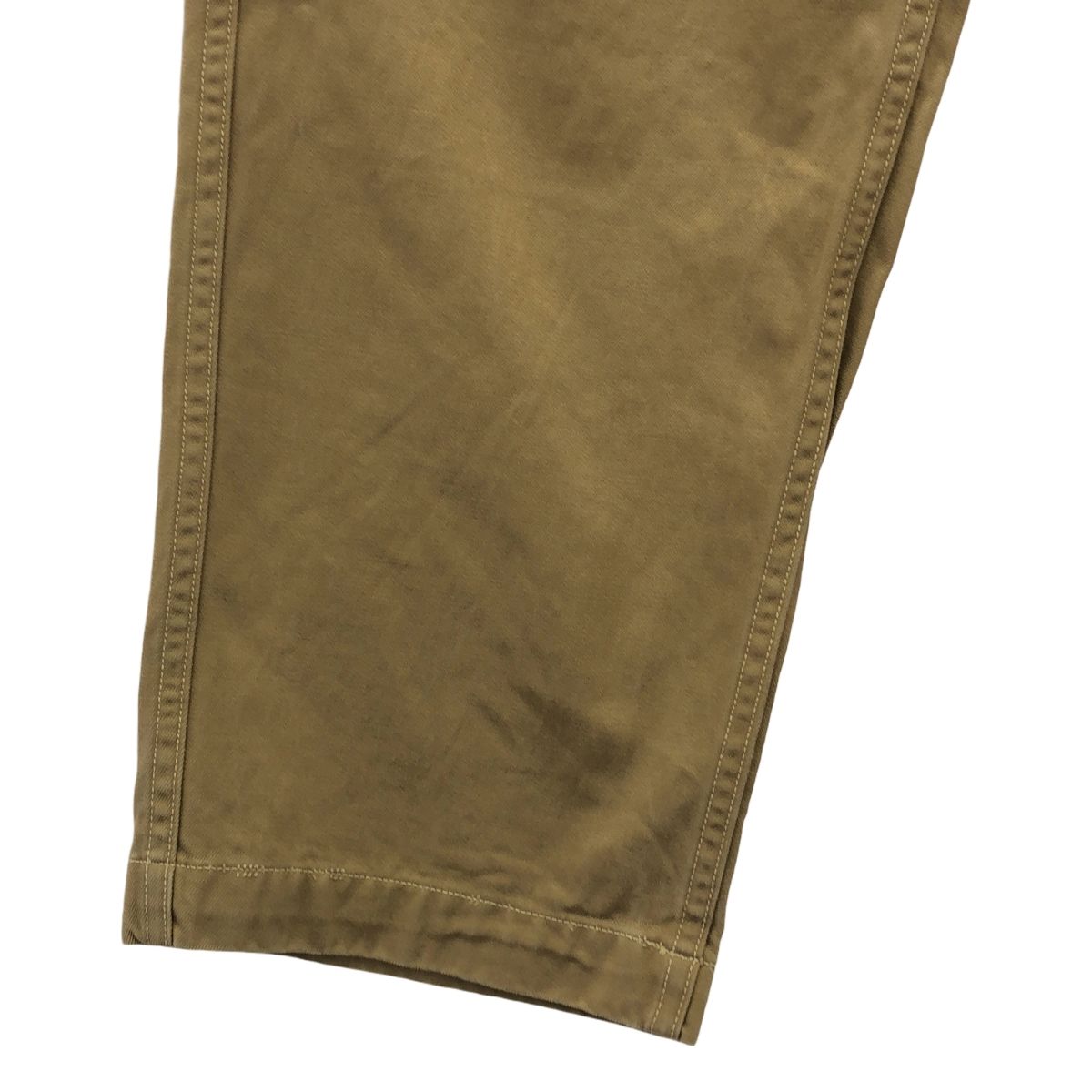 COMOLI / コモリ | ベルテッド チノパンツ | 0 | ベージュ | メンズ