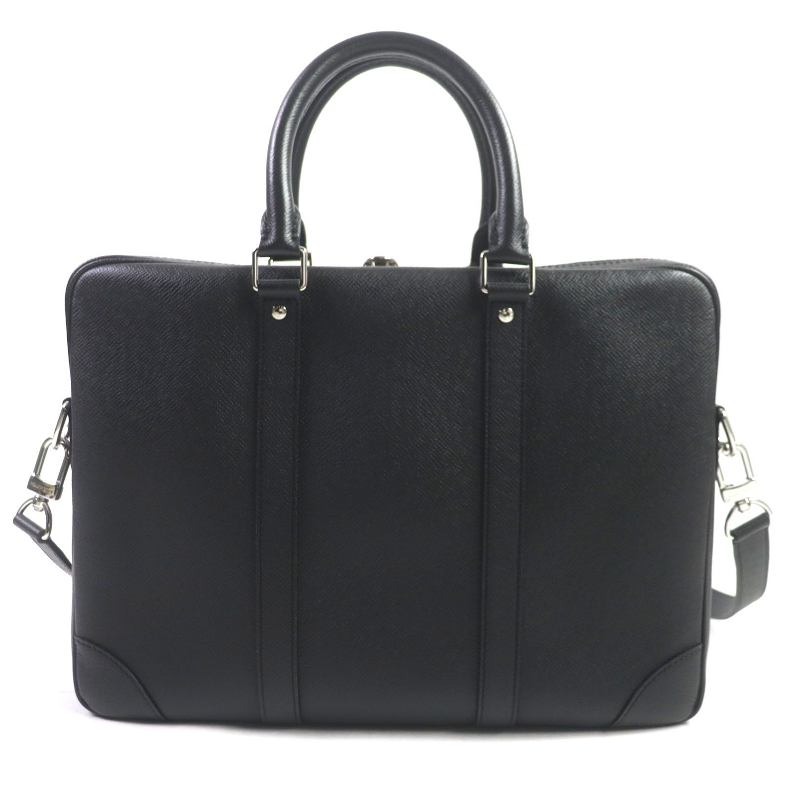 LOUIS VUITTON フラグメントケース タイガレザー 黒 ルイ・ヴィトン