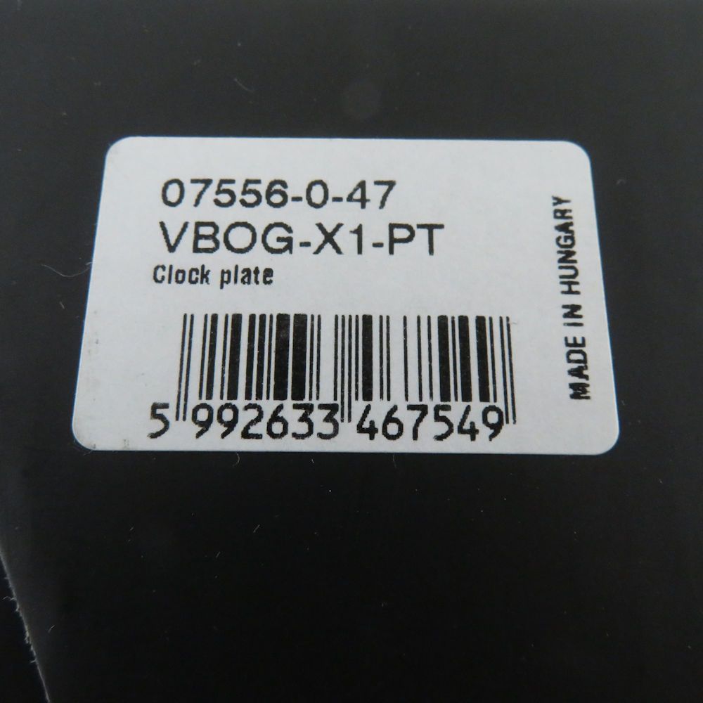 Herend ヘレンド ヴィクトリア プラチナ VBOG-X1-PT 07556-0-47 クロックプレート 磁器 壁掛け時計 ウォール クォーツ インテリア SU6147T