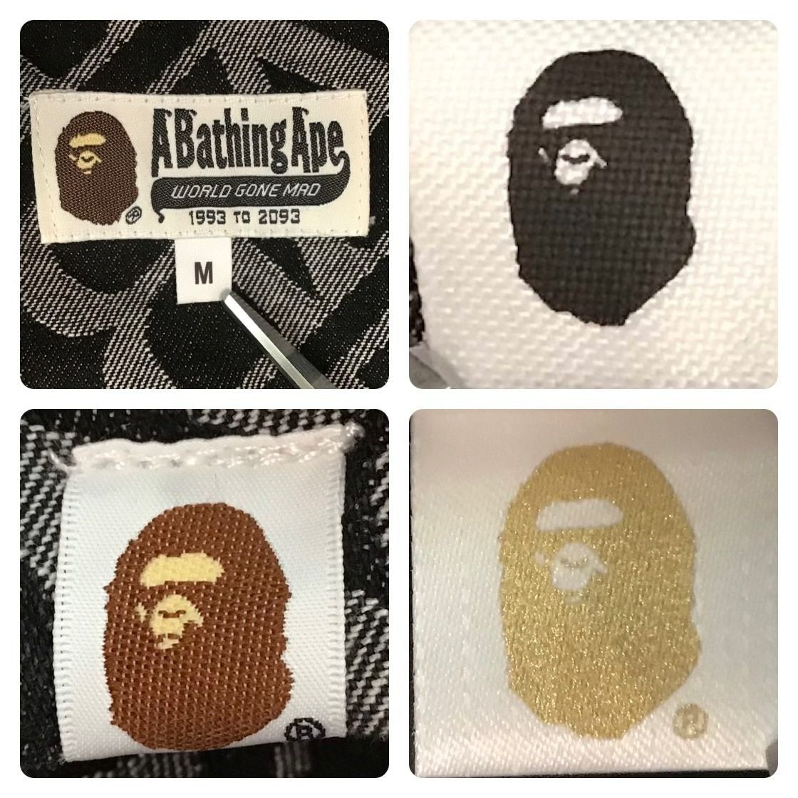 【美品】A BATHiNG APE　モノグラム柄　ジャケット bape-1st-camo-gore-tex-