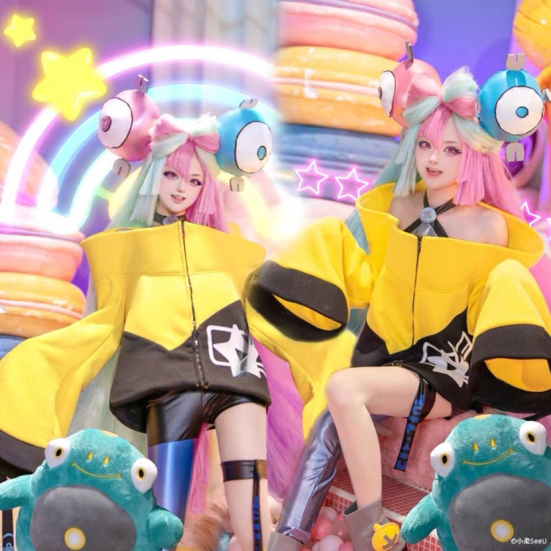 新品未使用 次元電台 ポケモン ナンジャモ コスプレ衣装