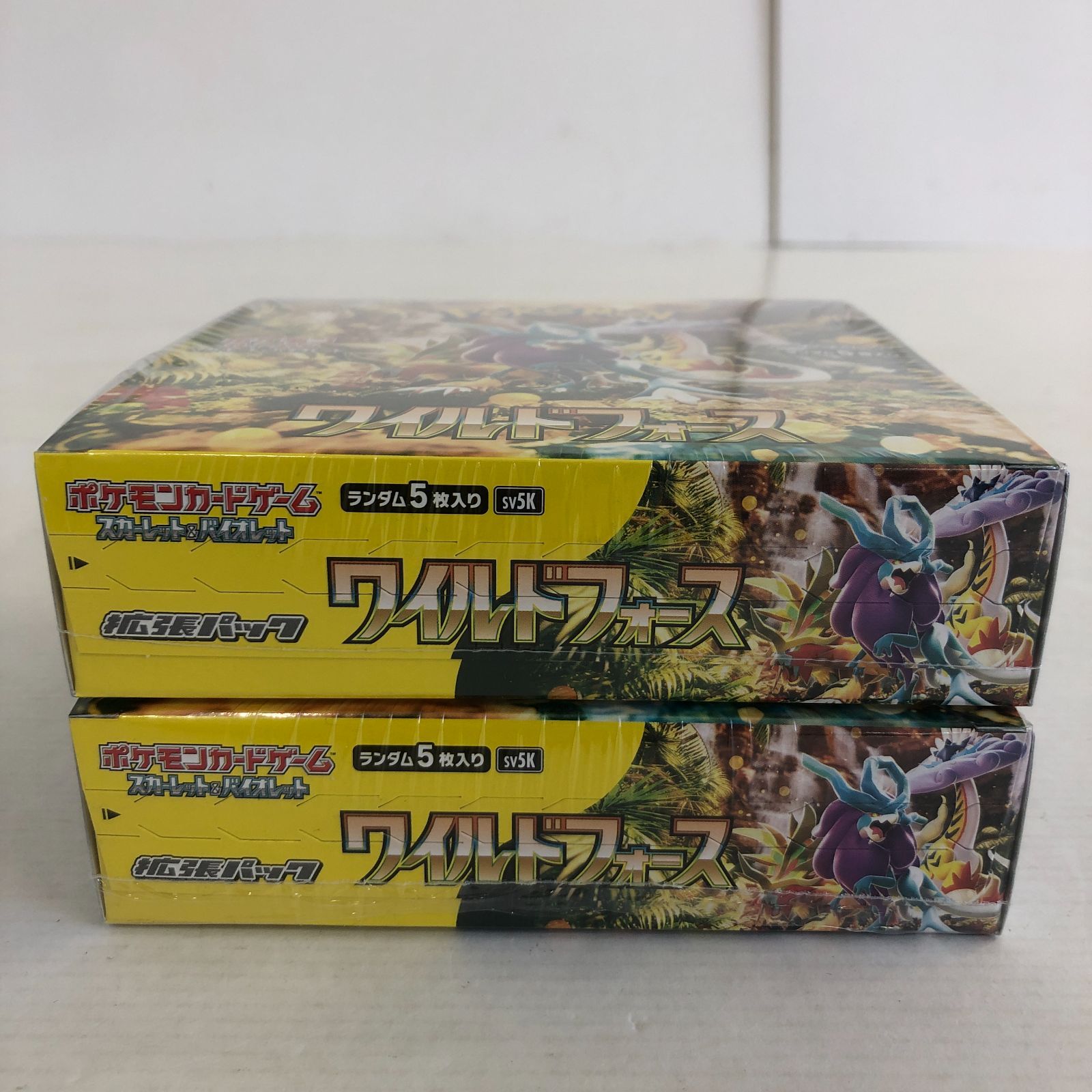 02m2041 ポケモンカードゲーム 拡張パック ワイルドフォース BOX 2点
