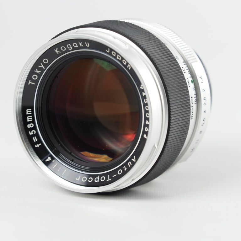 Auto-Topcor58mm f1.4復刻版（M42）コシナ Cosina Tokyo Kogaku Auto-Topcor 58mm F/1.4 | LENS-DB.COM
