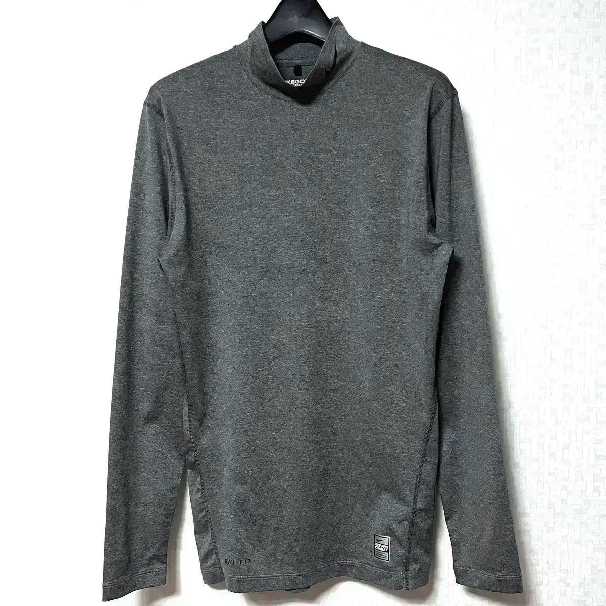 L 100 NIKE(ナイキ) ゴルフ 機能性 長袖Tシャツ グレー