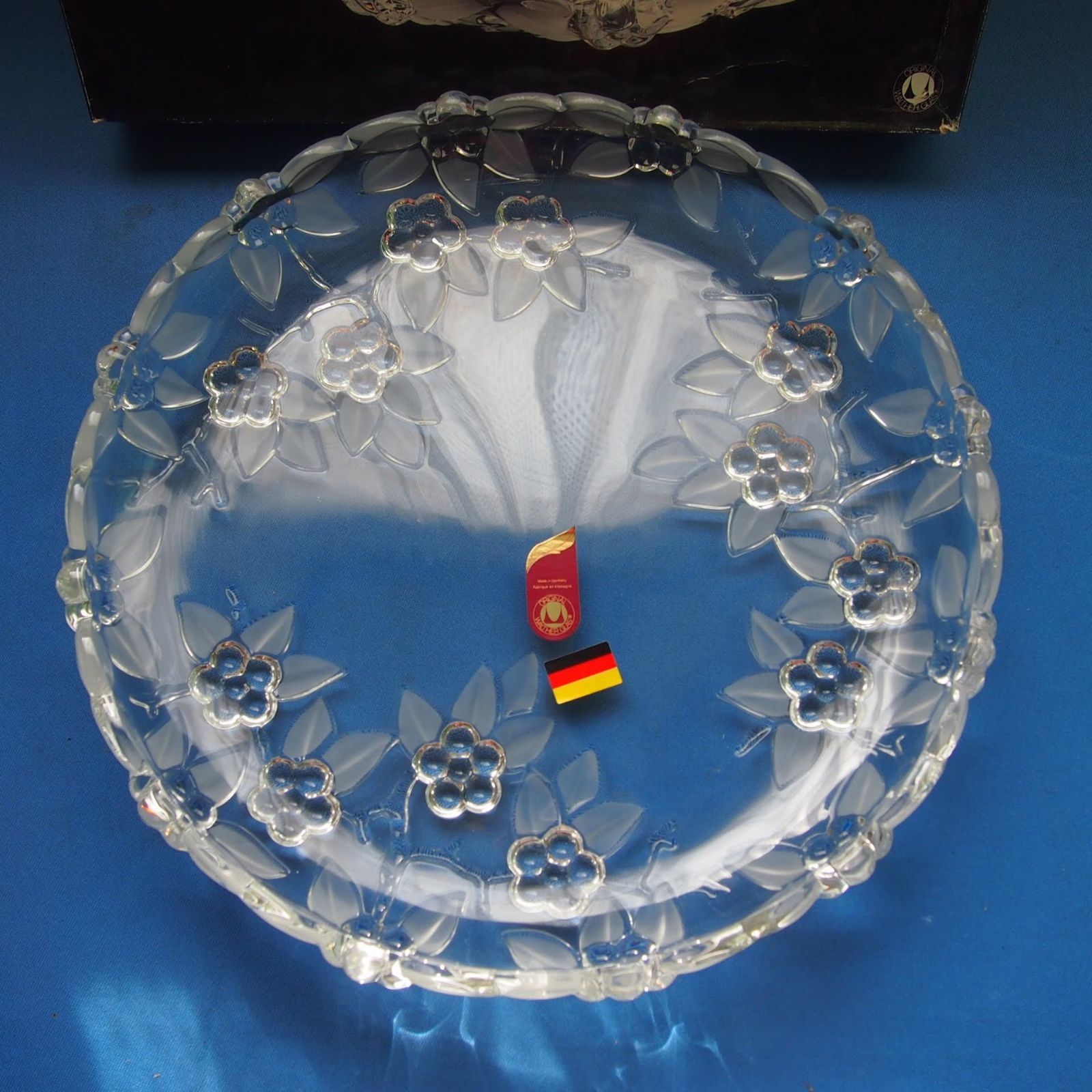 ドイツ Carmen クリスタルガラス ドイツ製 皿6客セット 新品 未使用