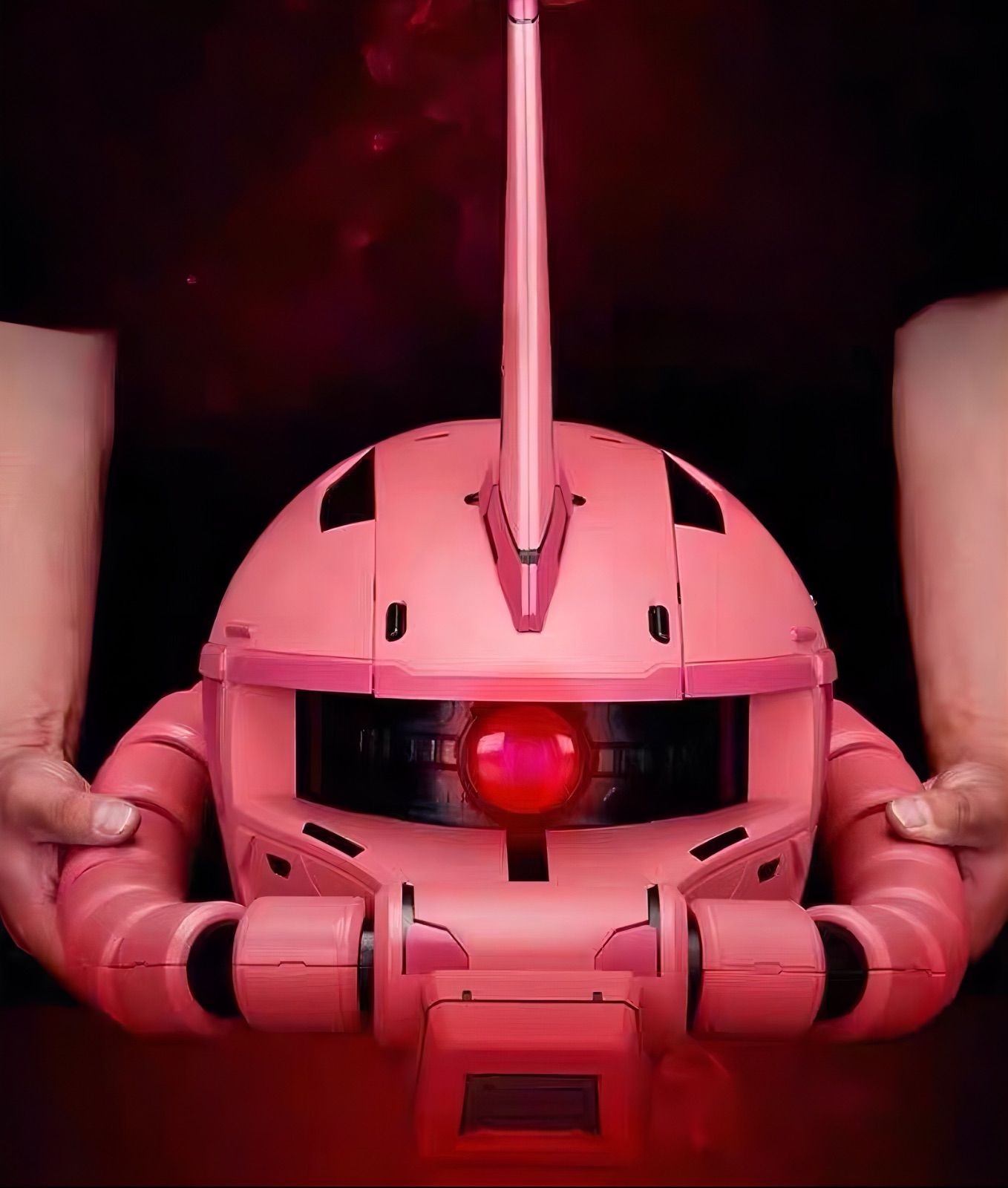 1/1 ガンダム ヘッド シャア専用ザク LED スーパーリアルモデル