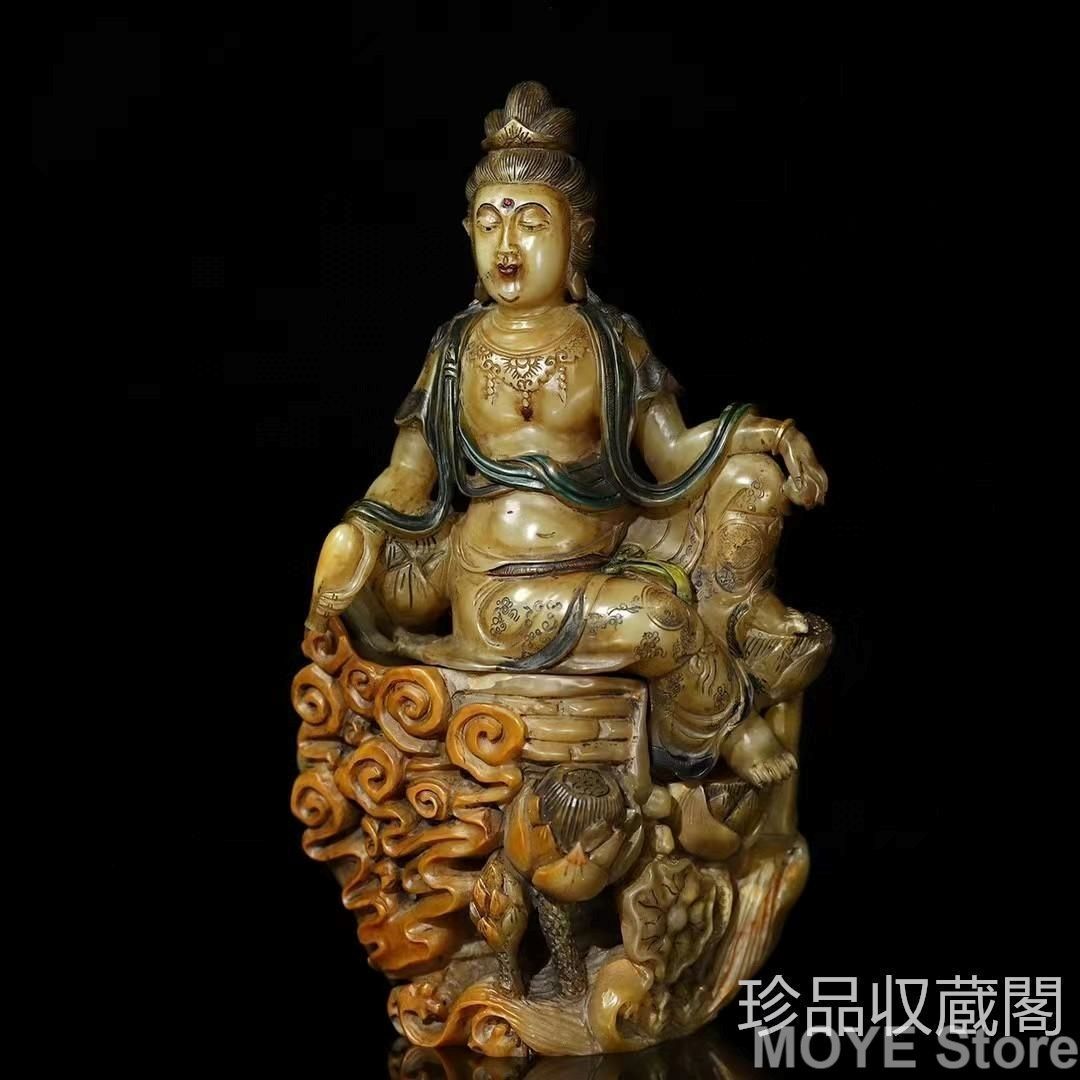 坐像飾り 観音仏像