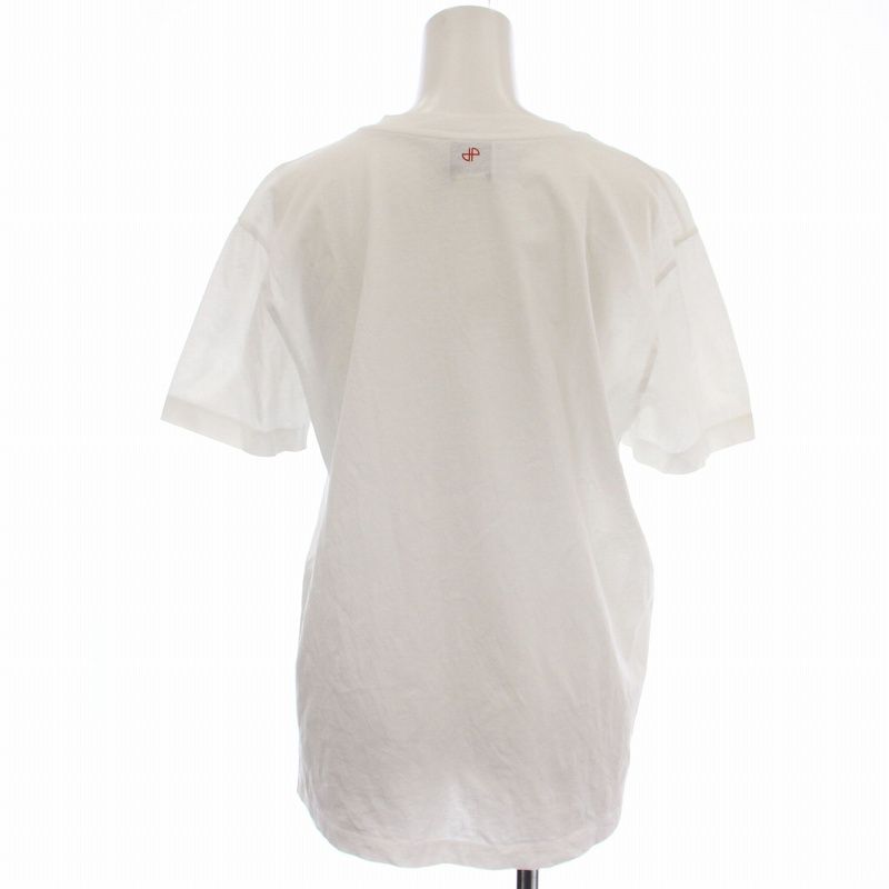 パトゥ PATOU amour amour Tシャツ 21AA3-JE033-99 半袖 ロゴ S 白 ホワイト /☆G43 レディース パトゥ PATOU amour amour Tシャツ 21AA3-JE033-99 半袖 ロゴ S