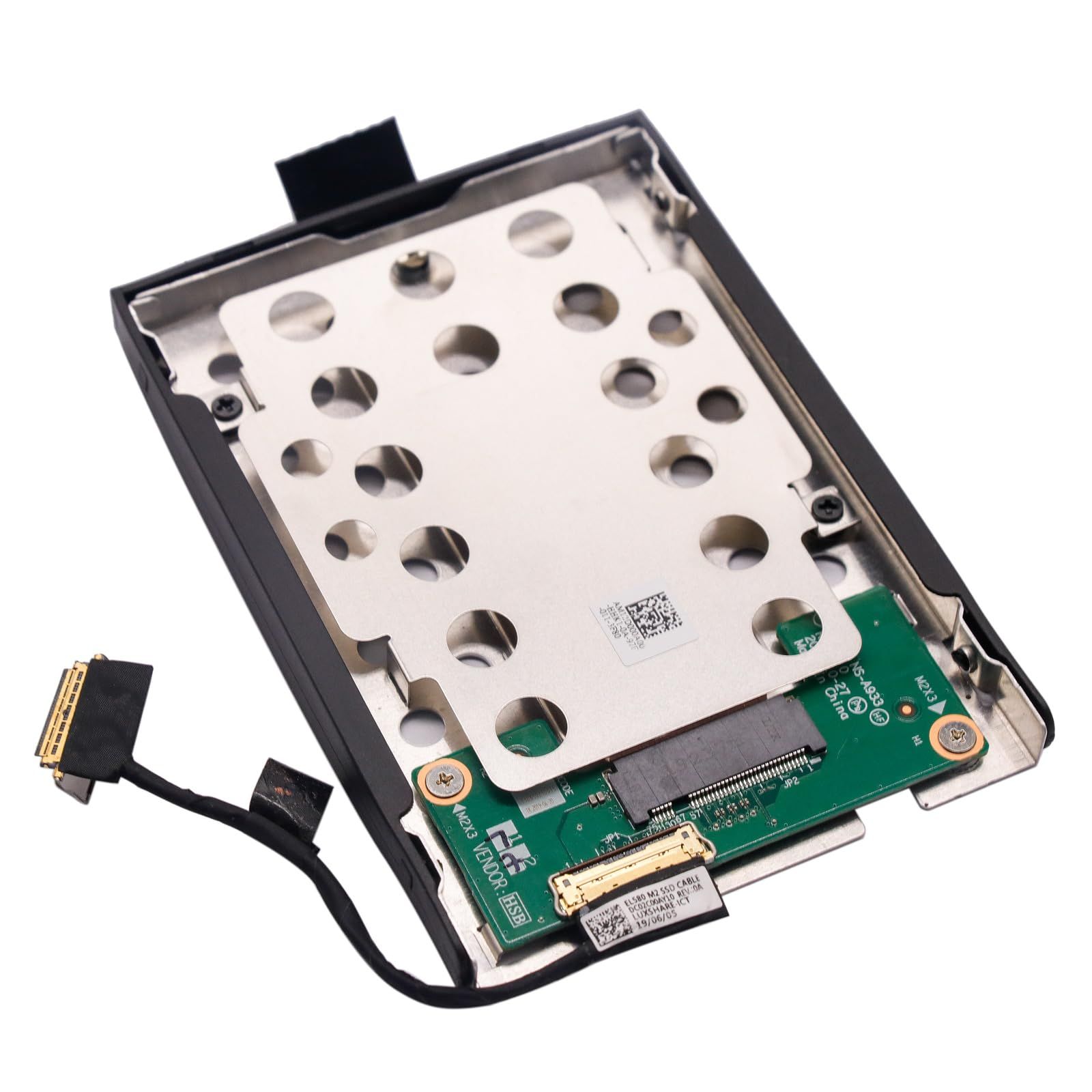 NVMe PCIe M.2 2280 SSDアップグレードアダプターボードブラケットケーブル交換用 Lenovo Thinkpad L580 L590 M.2 NVME DC02C00AY10用