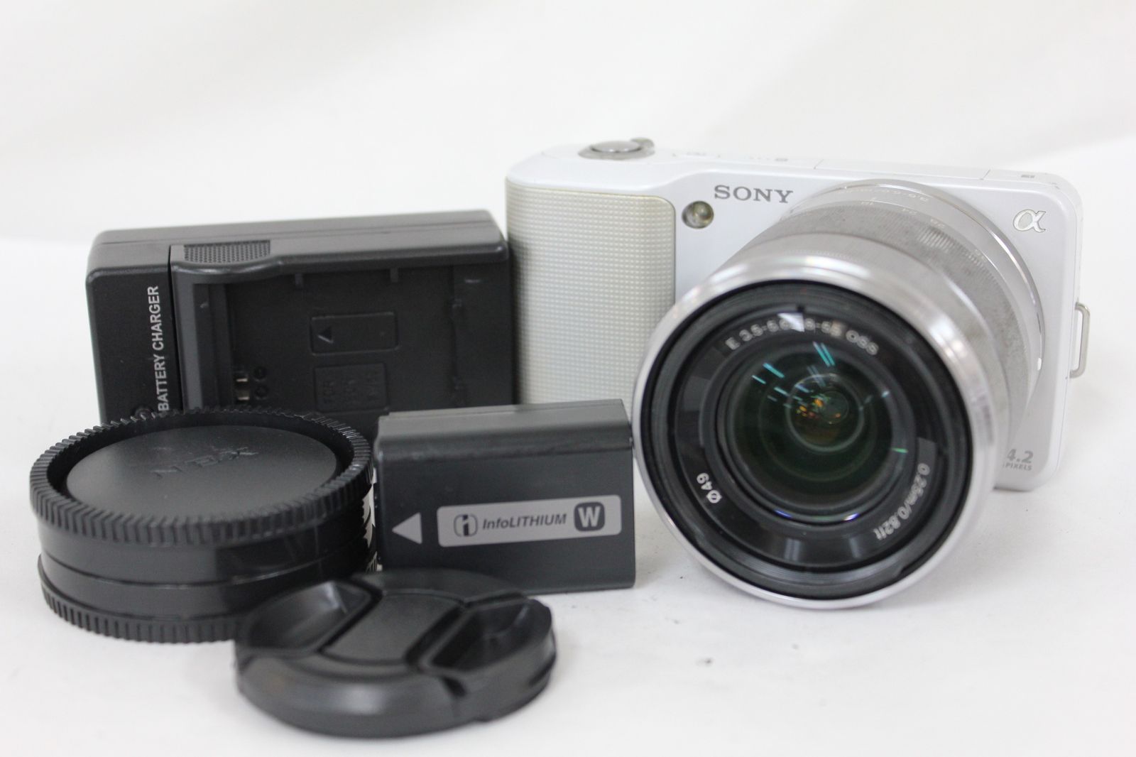 返品保証】 ソニー SONY α NEX-3 ホワイト E 18-55mm F3.5-5.6 返品保証】 ソニー SONY α NEX-3 ホワイト E 18-55mm F3.5-5.6