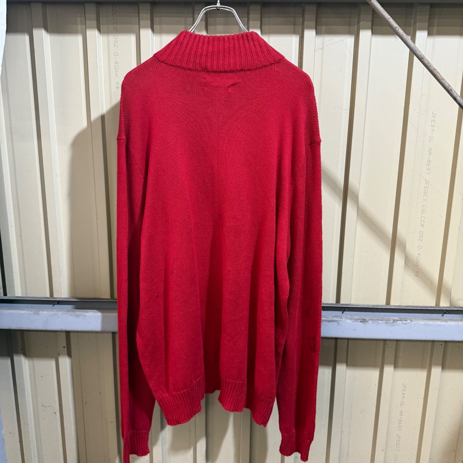 ⭐︎美品⭐︎ラルフローレン　ハーフジップコットンセーター 446 Polo Ralph Lauren ハーフジップ コットンニット セーター L