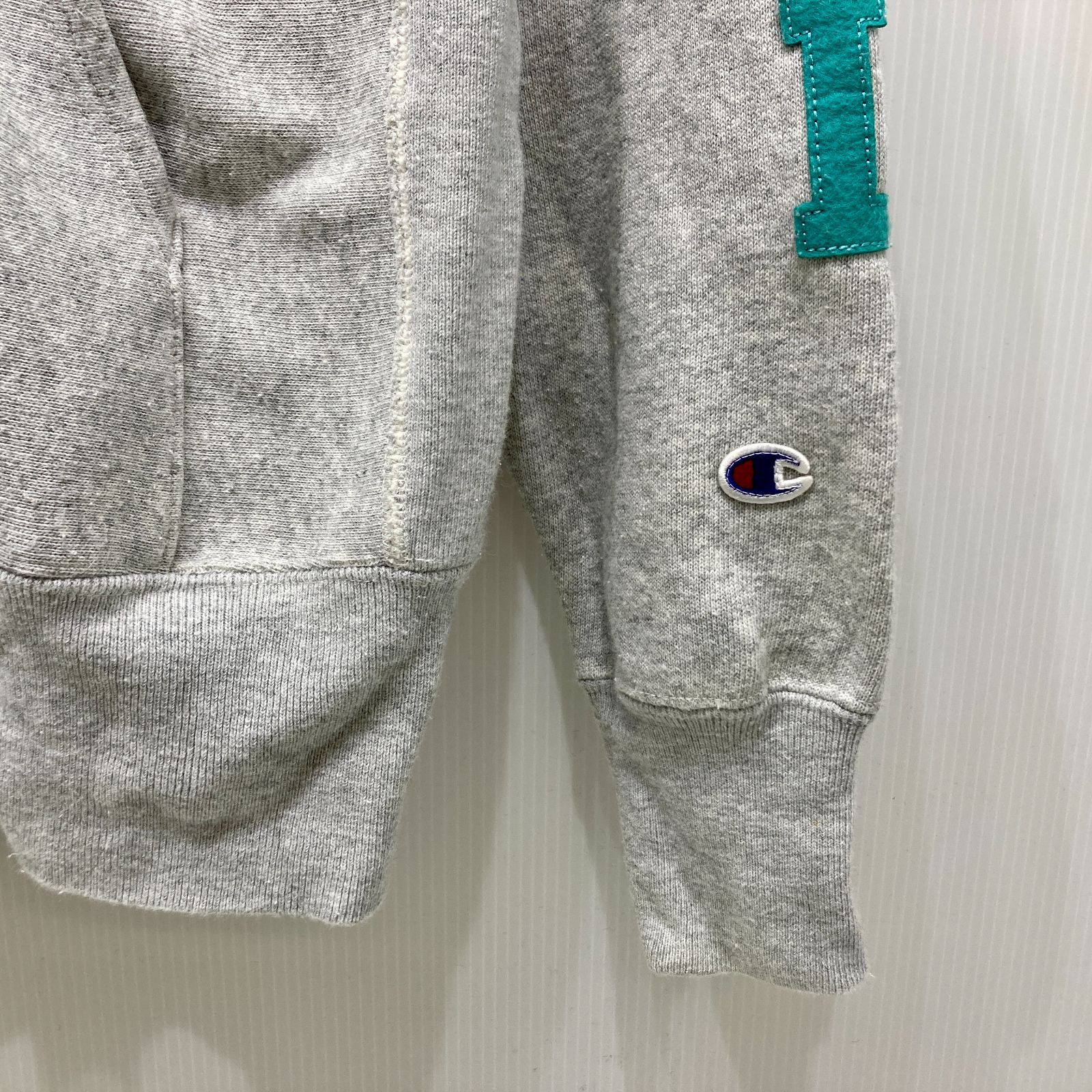 X-girl×Champion ジップパーカー CWSG101 Sサイズ グレー