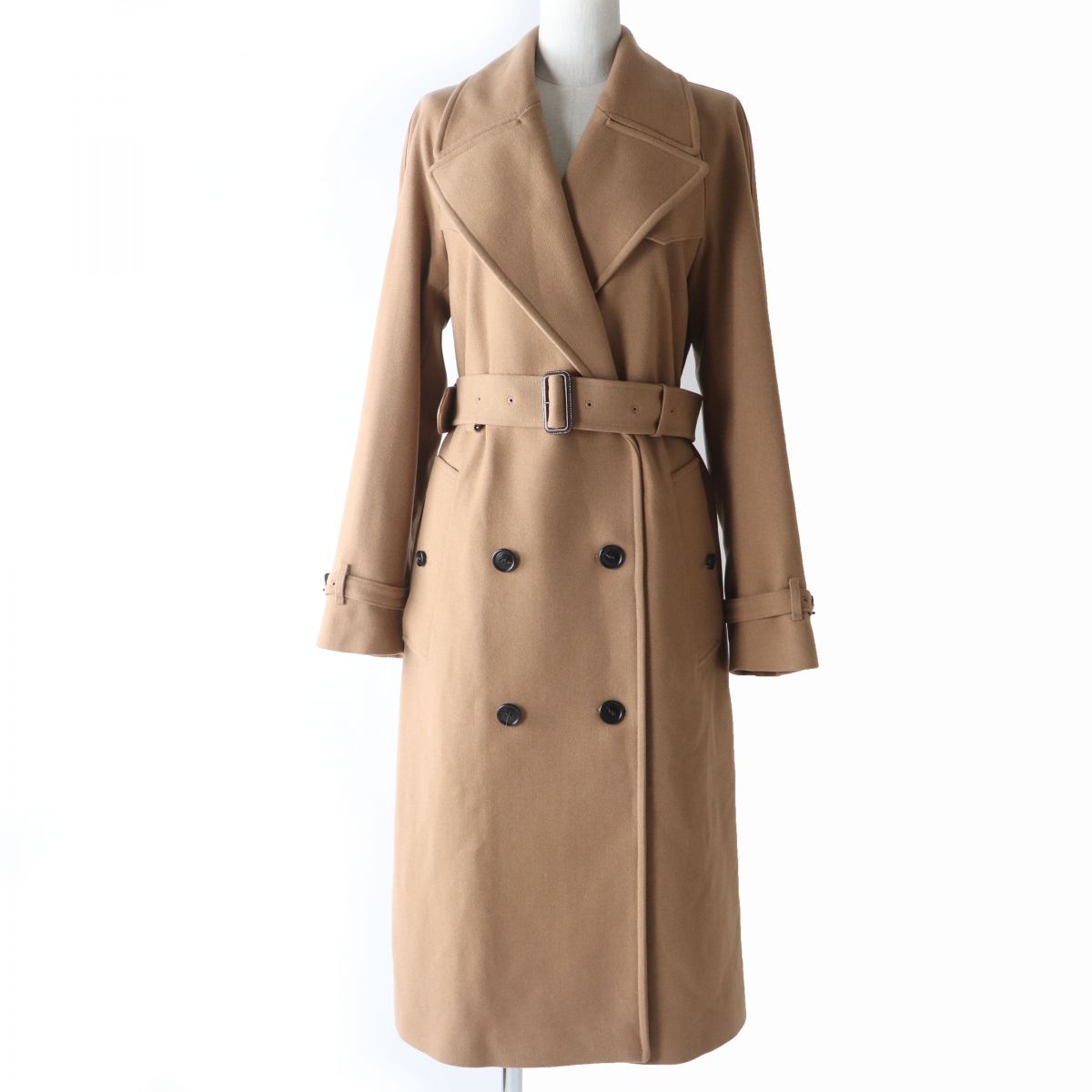 バーバリーロンドン38 レディースコートブラウン