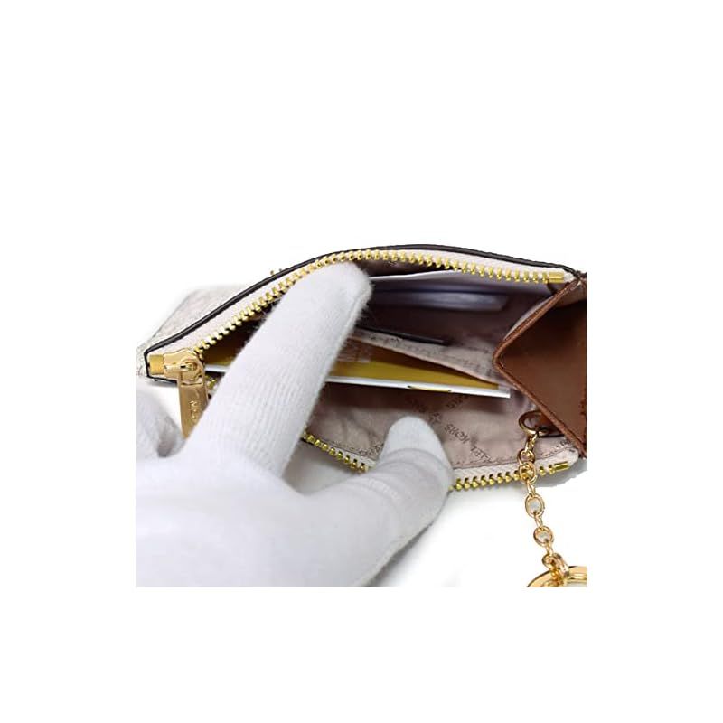 新品】 [マイケルコース] コインケース レザー モノグラム ジェット