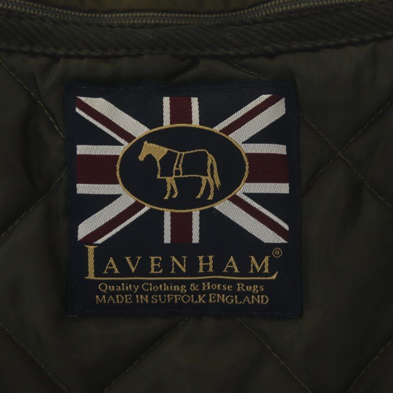 ラベンハム LAVENHAM BRITISH MADE別注 イーストブリッジ ステンカラーコート アウター ライナー付き ロング 10 M 緑  グリーン カーキ /YQ □OS - メルカリ